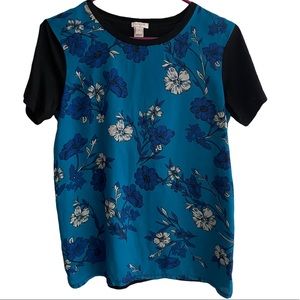 J. Crew mixed media shirt Small